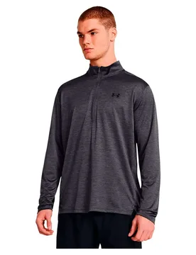 Sweat à Demi-zip Tech Vent Castlerock / Black L - Under armour - FashionsVida