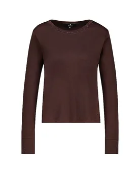 T-shirt à manches longues marron 42 - monari - FashionsVida