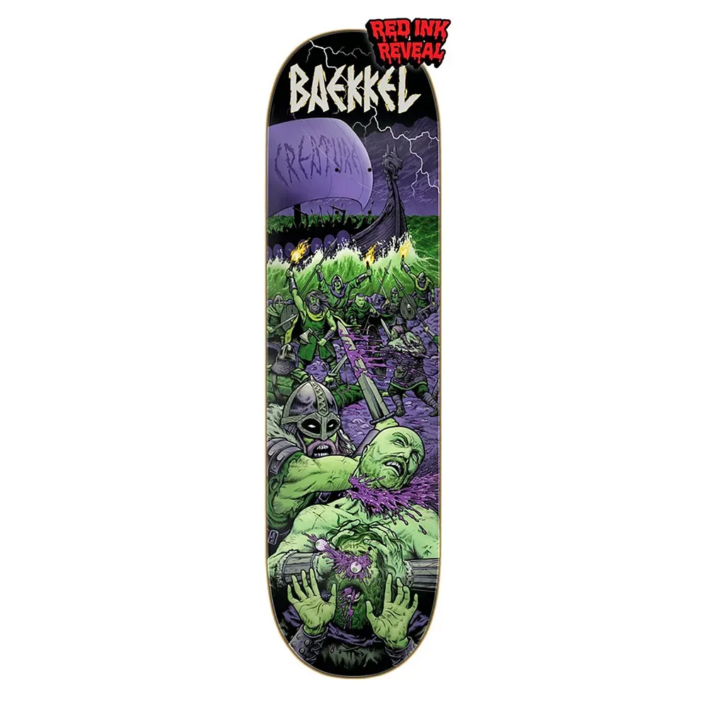 Planche De Skateboard Baekkel Warriors Vx Deck 8.6in X 32.11in One Size unisex - Creature - FashionsVida
