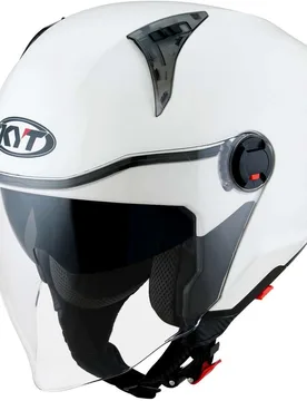 Casco Moto Jet D-CITY PLAIN Bianco taglia M - KYT - FashionsVida