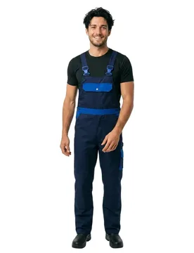 Combinaison Avec Poches Pour Genouillères Image 00969 Navy / Royal 70 - MASCOT - FashionsVida