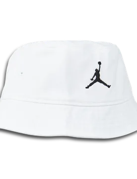 Kids Bucket Unisex Caps - White - Size - White - Size: One Size - Jordan - FashionsVida