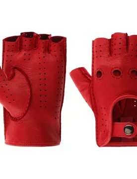 Bellaro Womens Fingerless Gloves by - red - Damen - Size: 7 1/2 HS - Caridei - FashionsVida