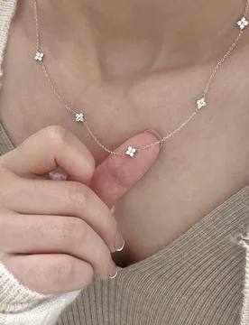 Pieza Collar versátil de acero inoxidable, diseño minimalista y de lujo, cadena delicada para la clavícula, cadena para suéter, nuevo accesorio de - Shein - FashionsVida