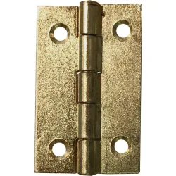Bisagra Estrecha Hierro Latonado - 2 Uds