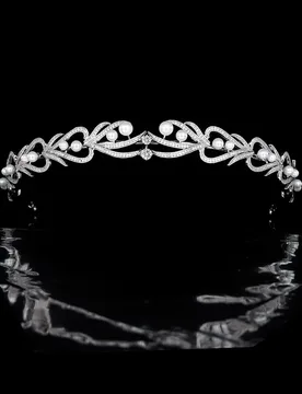 ByI Popular New Exquisite Everyday Light Luxury stereo Pearl Crown Tiara Jewelry Suitable for Wedding Bride Birthday Gift H-79 - Aliexpress - FashionsVida