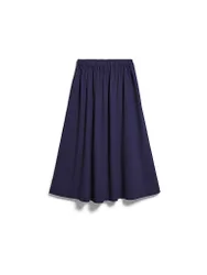 Midirock dunkelblau L Damen