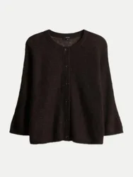 Boxy Strickjacke Daris Braun 42