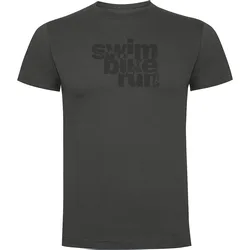 Maglietta A Maniche Corte Word Triathlon Dark Grey