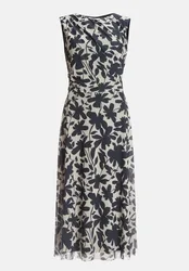 Kleid aus weichem Mesh Schwarz 36