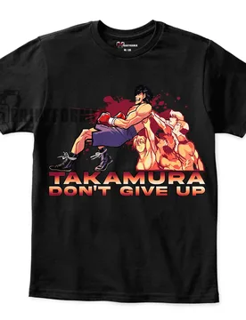 Unisex T-shirt Hajime no Ippo Takamura Don’t give up / Першый Крок Такамура не здавайся - Aliexpress - FashionsVida