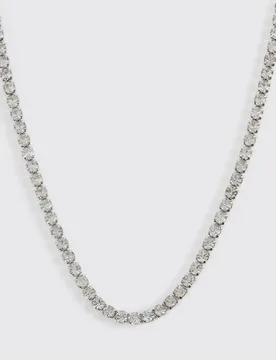 Herren Eisige Gliederkette Silver - boohooMAN - FashionsVida