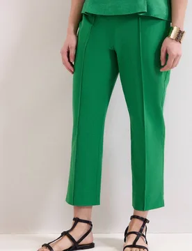 Women's Miah Tailored Cropped Trousers in Emerald Size: 12 - Emerald - Size: 12 - Phase Eight - FashionsVida