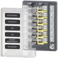 St Glass Fuse Block With Negative Bus Adapter Black One Size unisex