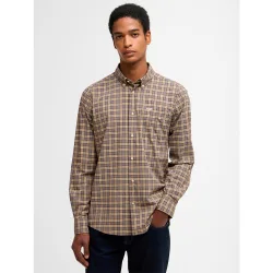 Camisa de hombre de manga larga y logo en lado izquierdo