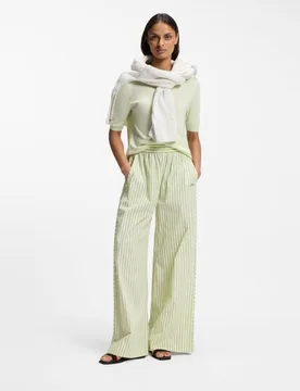 Pantalón de mujer largo ancho - Boss Orange - FashionsVida