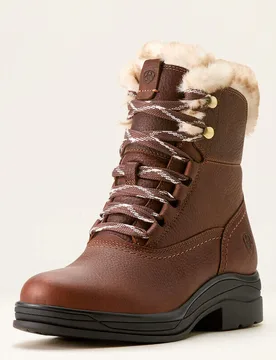 Damen Stiefeletten HARPER Sherpa H²O dark brown 38,5 - Ariat - FashionsVida
