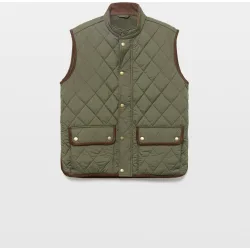 Chaleco acolchado de hombre forrado