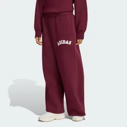 Pantaloni 3-Stripes Donne XL Maroon / Off White