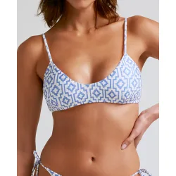 Top de bikini vela Corfu con estructura y foams extraíbles