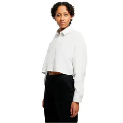 Blusa A Maniche Lunghe Cropped Oversize White L