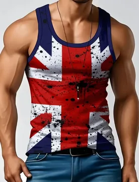 England British Flag 3D Print Tank Top Men's Summer Sleeveless T Shirts Harajuku Streetwear Bodybuilding Tops Casual sports Vest - Aliexpress - FashionsVida