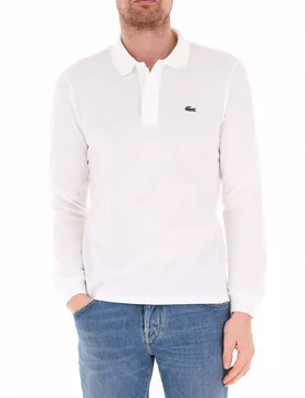 Polo maniche lughe BIANCO 4 - Lacoste - FashionsVida