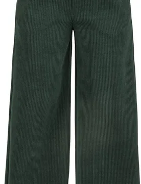 Stoffhose - Essential - Wide Leg Corduroy Pants - S bis XXL - für Damen - Größe S - grün - Frauen - female - Black Premium by EMP - FashionsVida