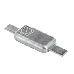 Hull Zinc Rectangular Hull Anode 2.07 kg unisex