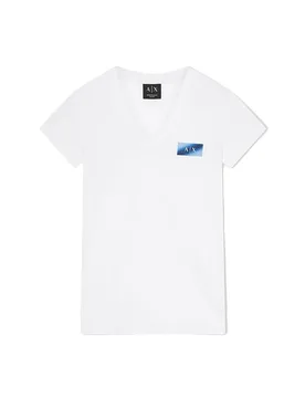 Exchange Maglietta A Maniche Corte Xw00237_af10356 Optic White L - Armani - FashionsVida