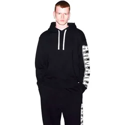 Exchange Felpa Con Cappuccio Xm002919_af12217 Black L