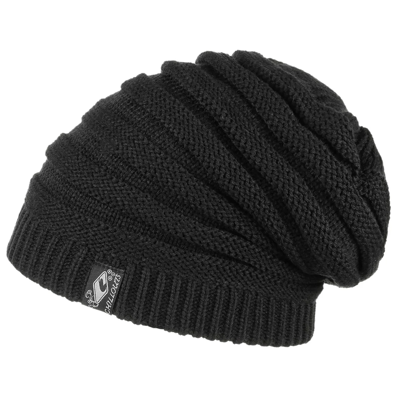 Brian Oversize Beanie by - black - Herren - Size: One Size - Chillouts - FashionsVida