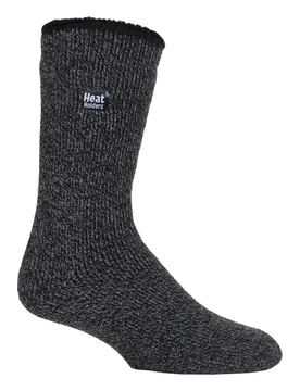 Mens Thick Merino Wool Thermal Socks - - Size: L - Heat Holders - FashionsVida