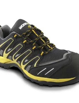Chaussures De Sécurité Trail Esd Yellow / Black EU 44 - Workfit - FashionsVida