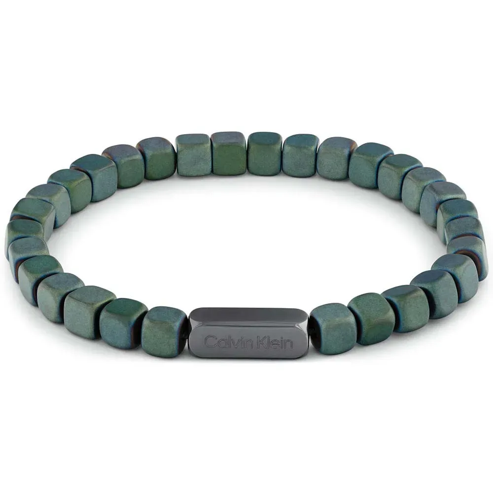 Braccialetto Modern Square Green One Size - Calvin Klein - FashionsVida