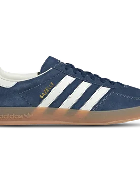 Gazelle Men's Sneakers - Blue - Size 10.5 - Leather - Blue - Size: 10.5 - Adidas - FashionsVida