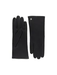 Roeckl Guantes de cuero negro 7,5