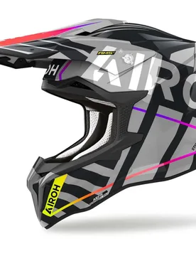 Casco Moto Cross Enduro In Fibra HPC STRYCKER BRAVE Gr taglia S - Airoh - FashionsVida