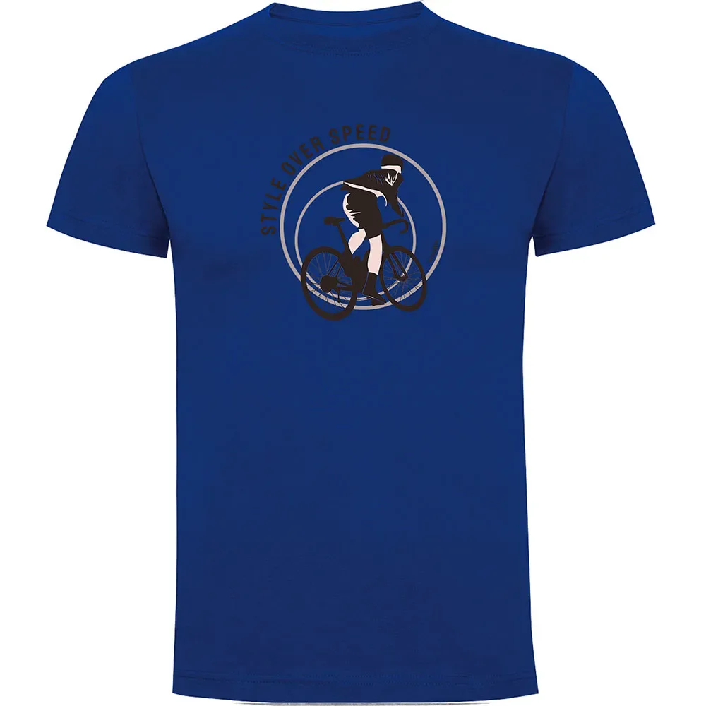 Maglietta A Maniche Corte Style Over Speed Royal Blue - Kruskis - FashionsVida