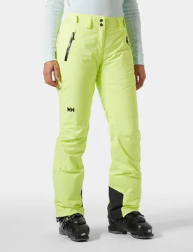 Women's Legendary Insulated Ski Trousers Green XL - Sunny Lime Green - Female - Helly Hansen - FashionsVida