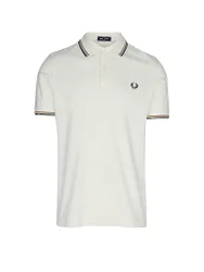 Poloshirt creme L Herren