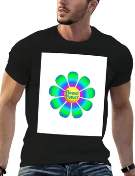 Big Flower Power T-Shirt t shirt man cotton t shirt custom print t shirt man plain T-shirt - Aliexpress - FashionsVida