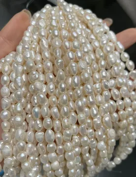 Mm 1string A Natural Freshwater Pearl Shiny Loose Beads Charms for DIY Women Necklace Jewelry Making Accessories - Aliexpress - FashionsVida