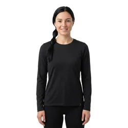 T-shirt à Manches Longues Crossover 26191 Deep Black S