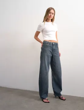 TSBARREL HIGH RISE DENIM JEANS BB female - 28 / /34 - FashionsVida