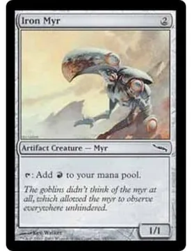 Iron Myr (foil) Mirrodin - Magic: The Gathering - FashionsVida