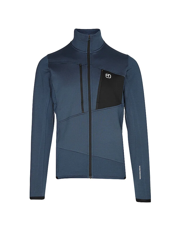 Chaqueta polar Grid para hombre azul oscuro XL - Ortovox - FashionsVida