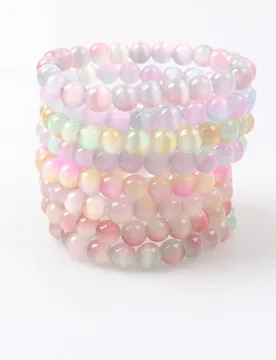 Women A Stone Bracelet Symbolizing Purity Beauty And Wealth Cat Eyes Stone Round Bead Bracelets Girl 8 mm Stretch Rope Bracelet - Aliexpress - FashionsVida