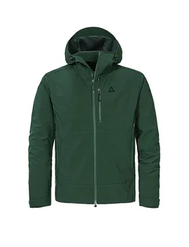 Veste softshell de randonnée Milagle à capuche vert foncé 58 - Schöffel - FashionsVida