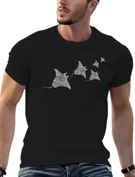 Manta Ray - Oceanic Art T-Shirt Large Size Casual Short Sleeve Top - Aliexpress - FashionsVida